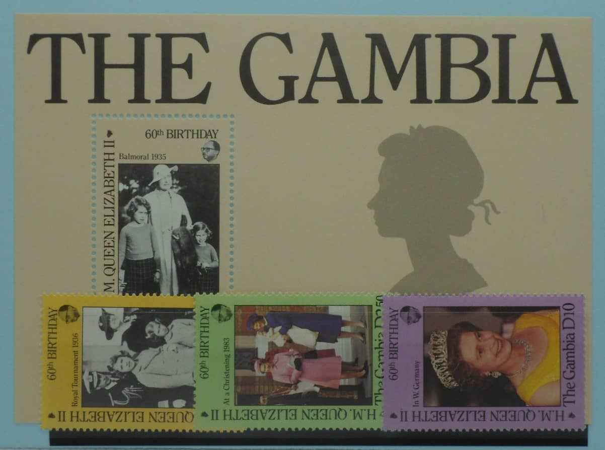 Gambia Stamps, 1986, SG641-643, MS644, Mint image 0