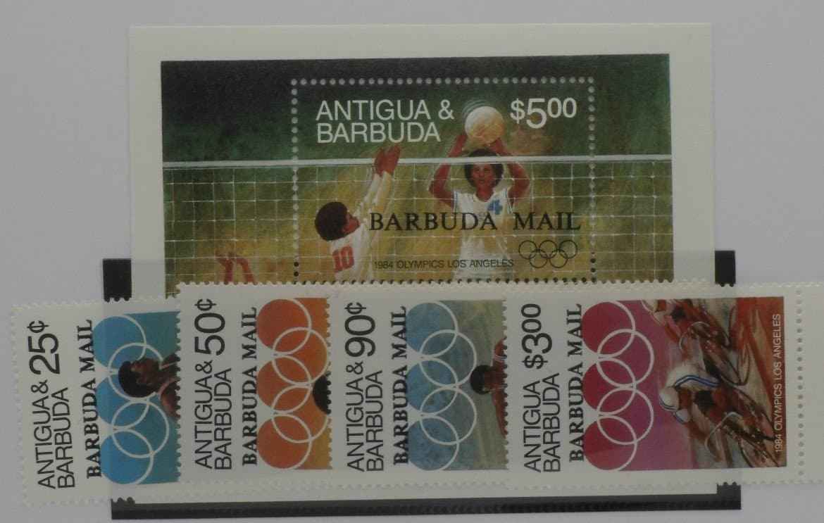 Barbuda Stamps 1984, SG716-719, MS720, Mint image 0