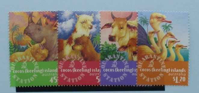 Cocos (Keeling) Islands Stamps, 1996, SG347-350, Mint, image 0