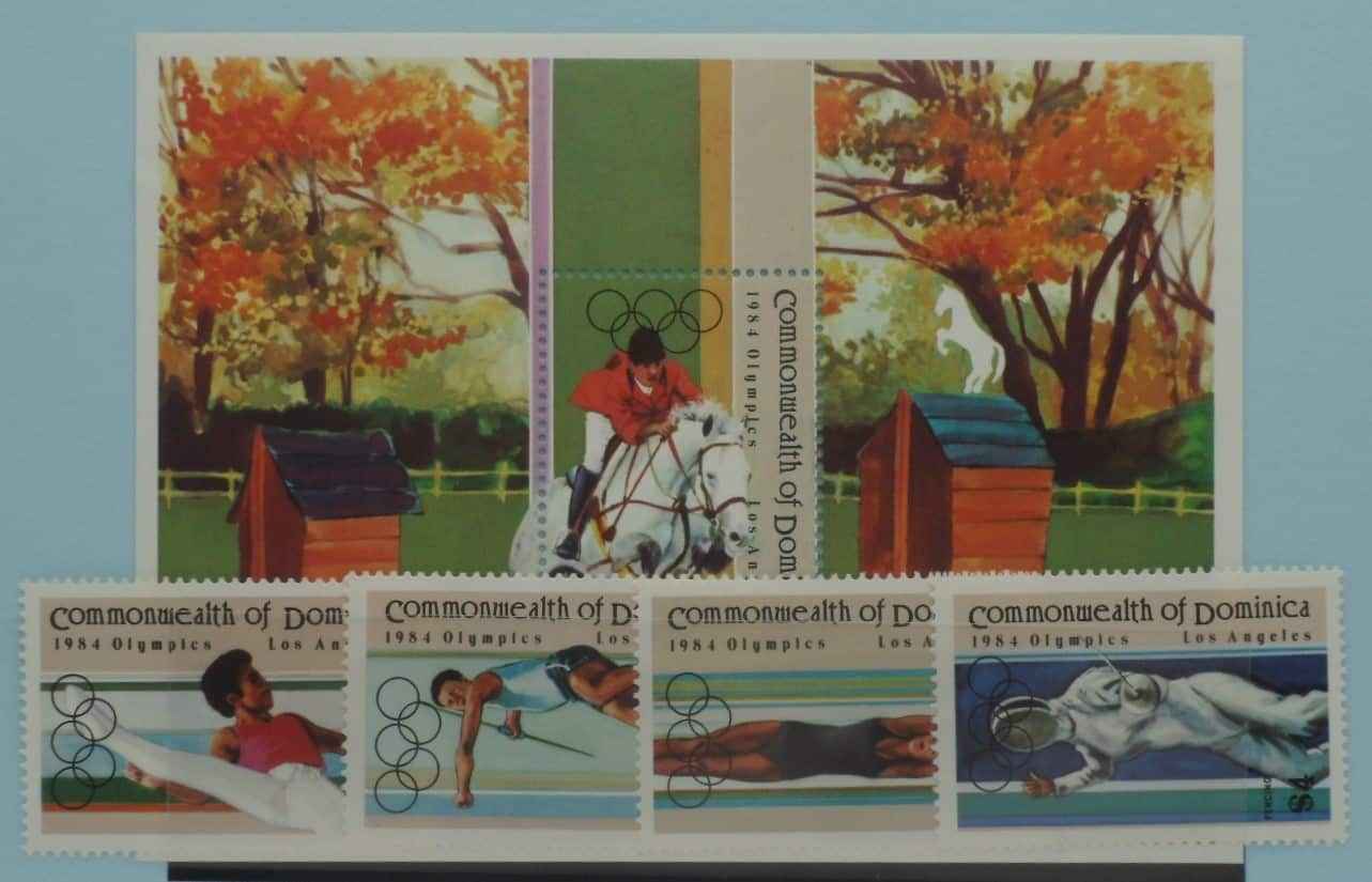 Dominica Stamps, 1984, SG885-888, MS889, Mint image 0