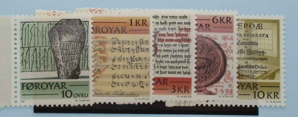 Faroe Islands Stamps, 1981, SG64-68, Mint image 0
