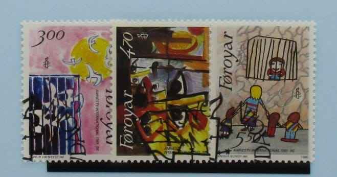 Faroe Islands Stamps, 1986, SG133-135, Used image 0