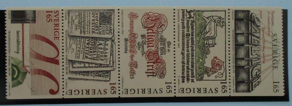 Sweden Stamps, 1983, SG1145-1149, Mint image 0