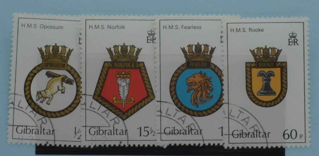 Gibraltar Stamps, 1982, SG475-478, Used image 0
