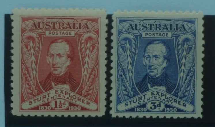 Australia Stamps, 1930, SG117-118, Mint image 0