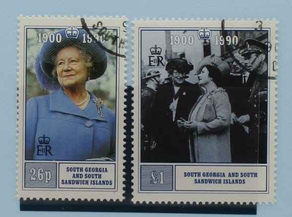 South Georgia and South Sandwich Islands Stamps, 1990, SG195-196, Used. image 0