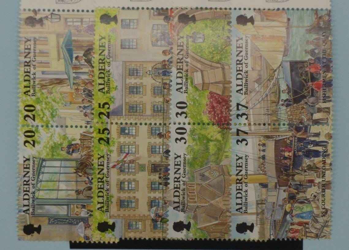 Alderney Stamps, 1998, SGA116a, A118a, A120a, A122a, Mint image 0
