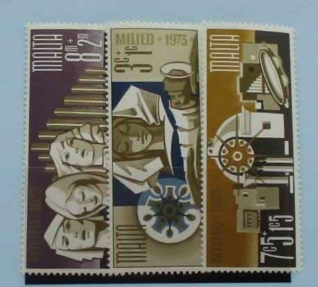 Malta Stamps, 1973, SG507-509, Mint image 0