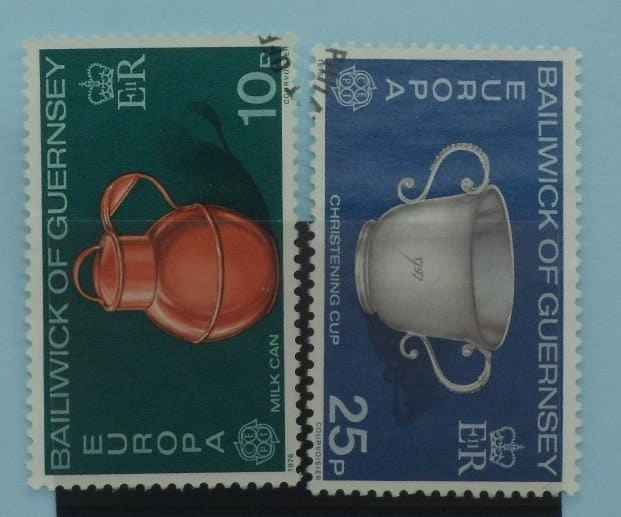 Guernsey Stamps, 1976, SG139-140, Used image 0