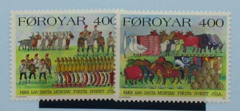 Faroe Islands Stamps, 1994, SG264-265, Mint image 0