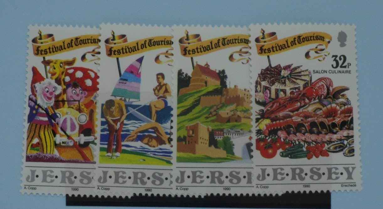 Jersey Stamps, 1990, SG521-524, Mint image 0
