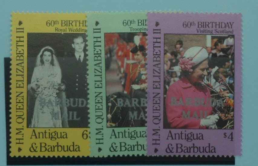 Barbuda Stamps, 1986, SG872-874, Mint image 0