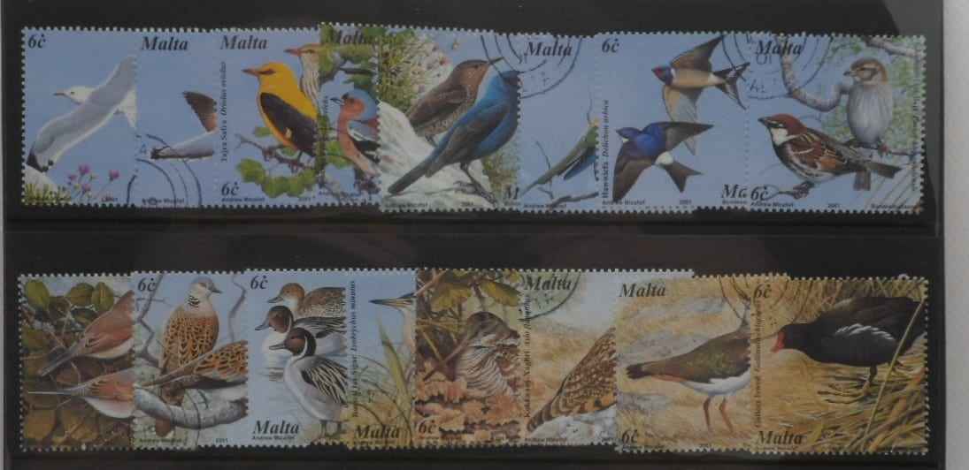 Malta Stamps, 2001, SG1214-1229, Used image 0