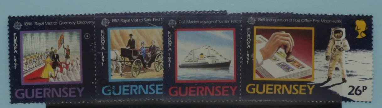 Guernsey Stamps, 1991, SG520-523, Used image 0