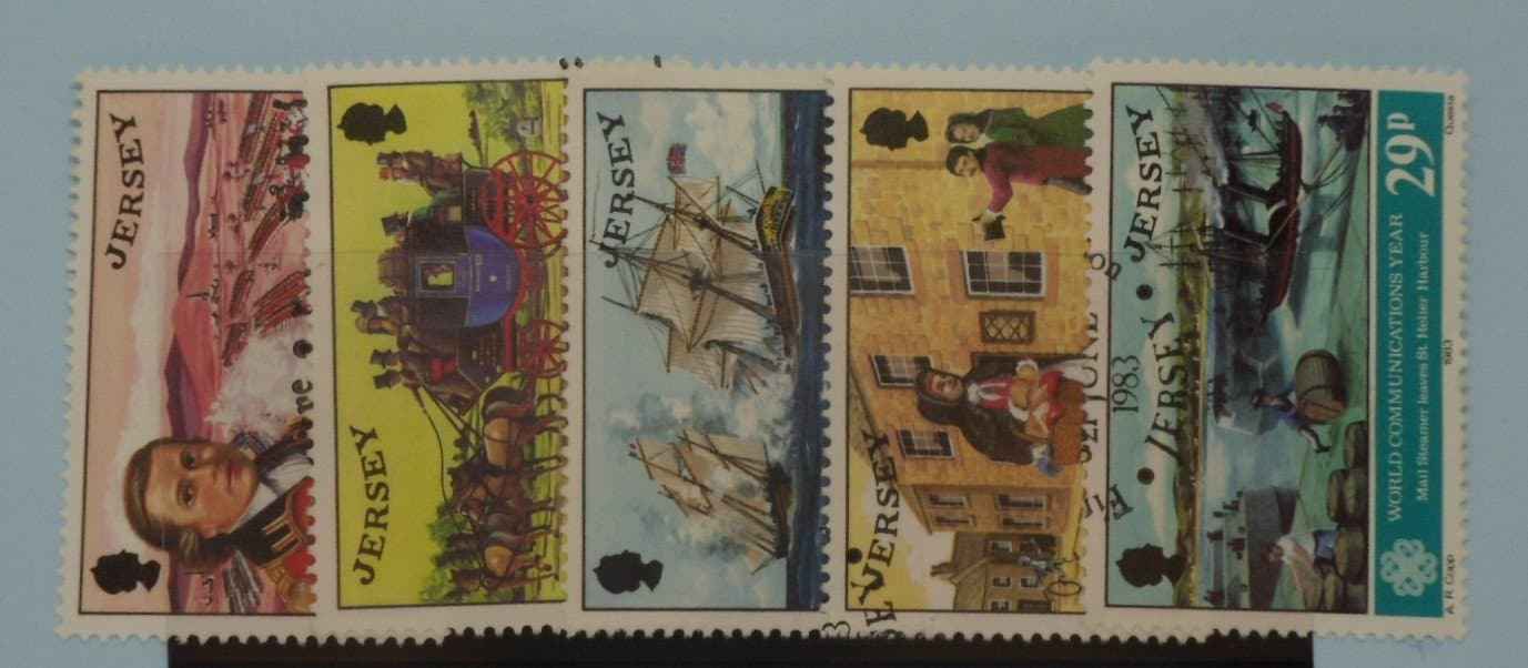 Jersey Stamps, 1983, SG314-318, Used image 0
