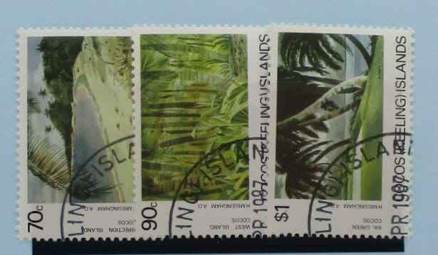 Cocos (Keeling) Islands Stamps, 1987, SG162-164, Used image 0