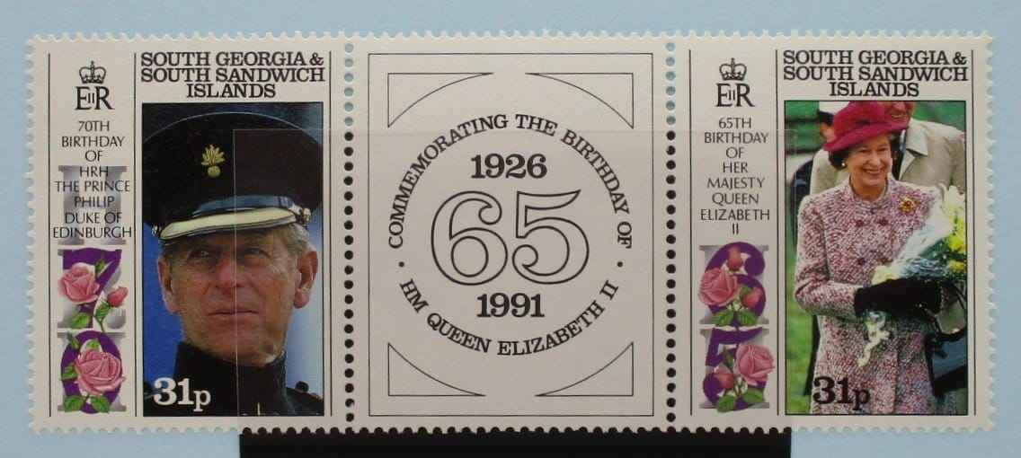 South Georgia and South Sandwich Islands Stamps, 1991, SG201a, Mint. image 0