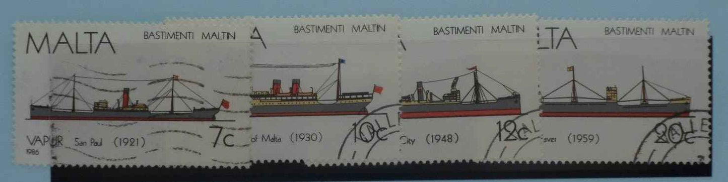Malta Stamps, 1986, SG792-795, Used image 0