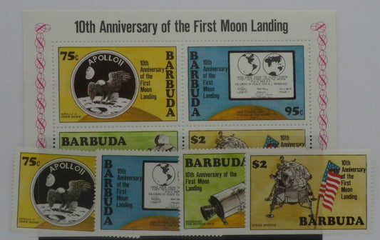 Barbuda Stamps, 1980, SG498-501, MS502, Mint image 0