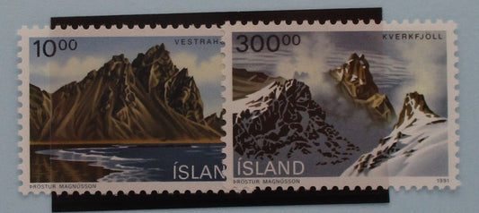 Iceland Stamps, 1991, SG765-766, Mint image 0