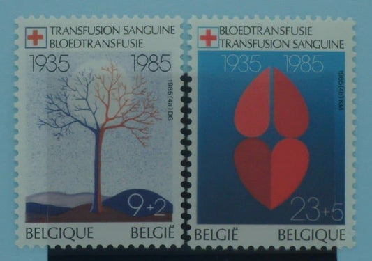 Belgium Stamps, 1985, SG2815-2816, Mint image 0