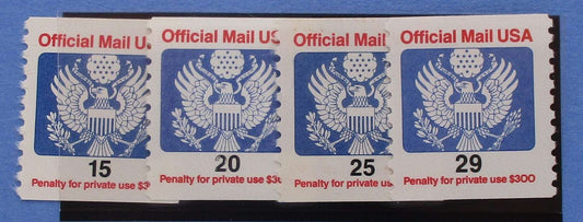 USA Stamps, 1988-91, SGO2352-2355, Mint image 0