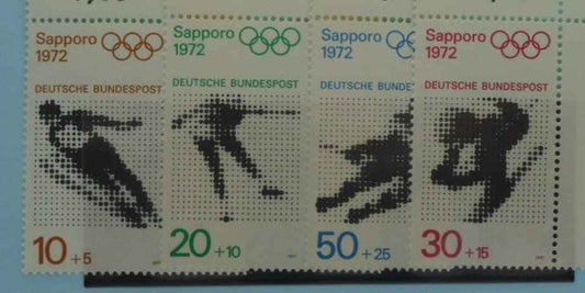West Germany Stamps, 1971, SG1589-1592, Mint image 0