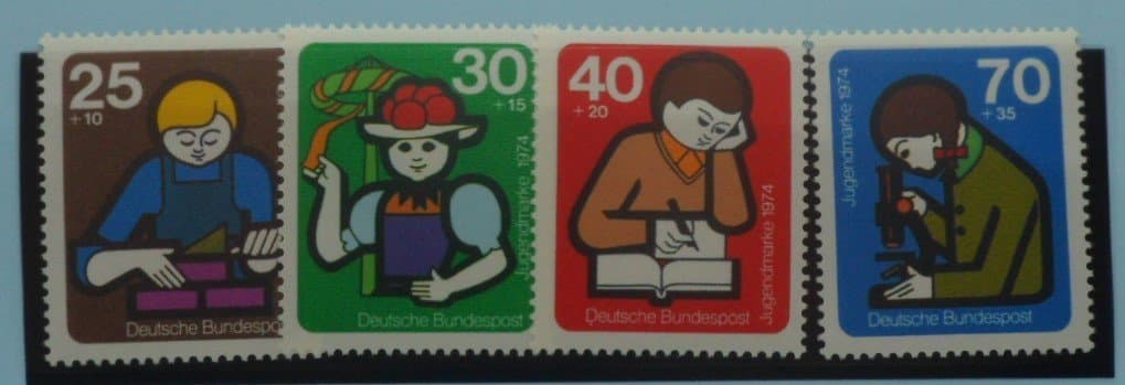 West Germany Stamps, 1974, SG1696-1699, Mint image 0