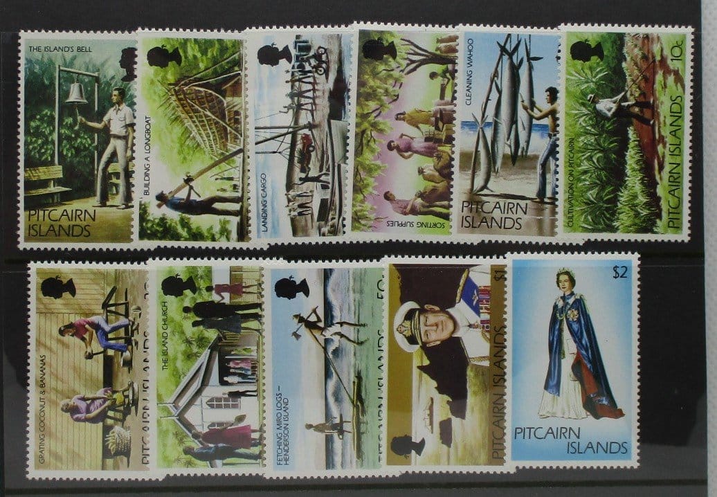 Pitcairn Islands Stamps, 1977, SG174-179, 180-182, 183-184, Mint image 0