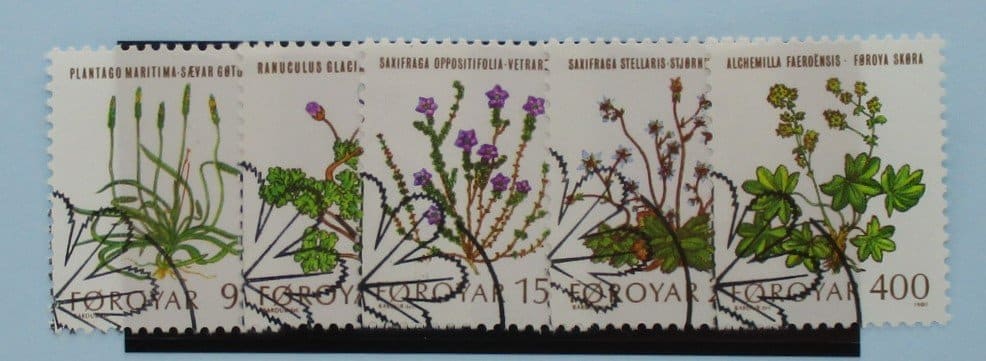 Faroe Islands Stamps, 1980, SG47-51, Used image 0