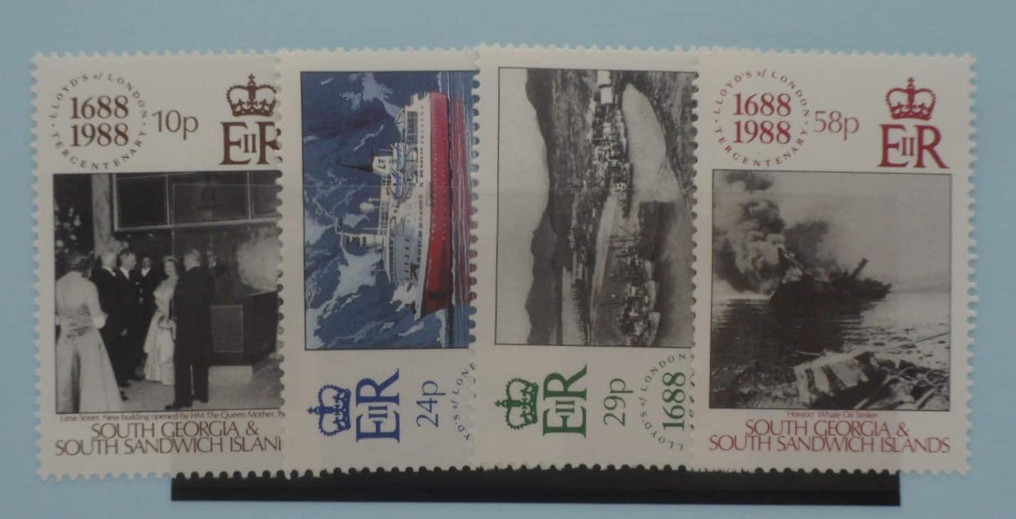 South Georgia and South Sandwich Islands Stamps, 1988, SG183-186, Mint image 0