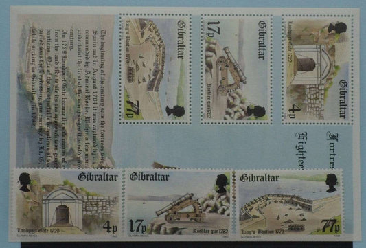 Gibraltar Stamps, 1983, SG497-499, MS500, Mint image 0