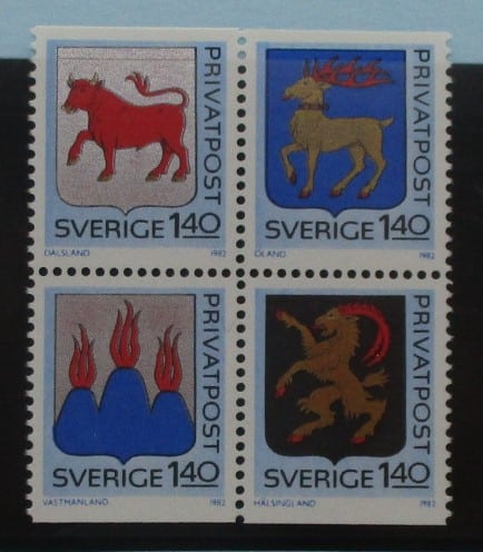 Sweden Stamps, 1982, SG1112-1115, Mint image 0