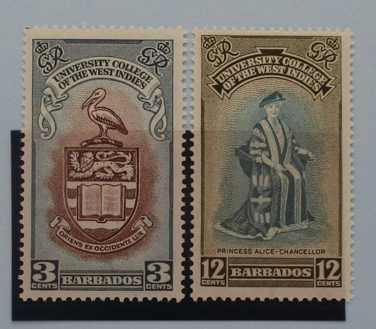 Barbados Stamps, 1951, SG283-284, Mint image 0