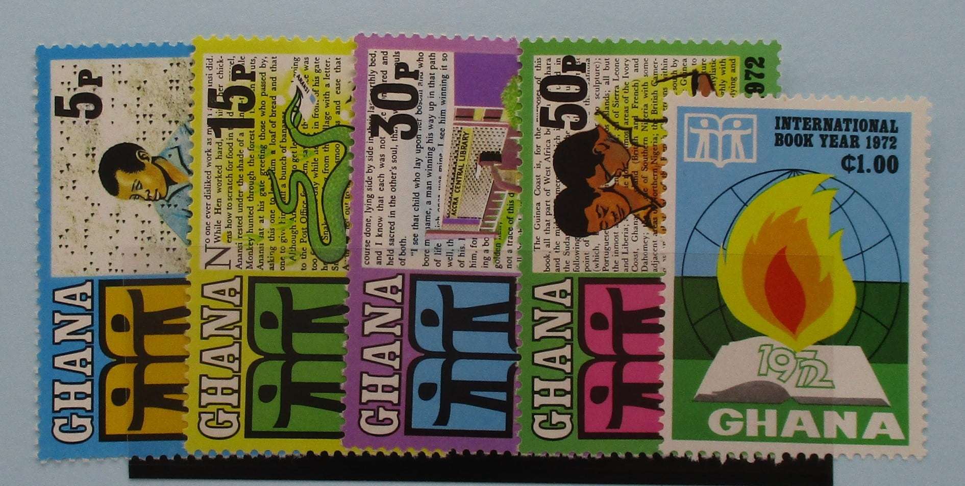 Ghana Stamps, 1972, SG630-634, Mint image 0
