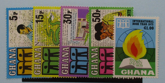 Ghana Stamps, 1972, SG630-634, Mint image 0