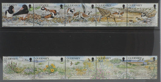 Guernsey Stamps, 1991, SG530a, SG535a, Mint image 0