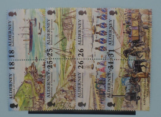 Alderney Stamps, 1997, SGA102a, SGA104a, SGA106a, SGA108a, Used image 0