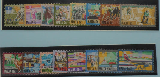 Malta stamps, 1981, SG667-682, Mint image 0