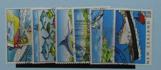 New Zealand Stamps, 1989, SG1524-1529, Used image 0