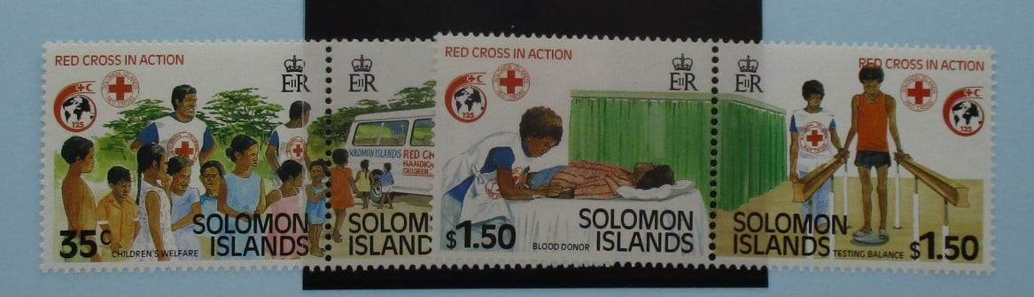 Solomon Islands Stamps, 1989, SG644a, 646a, Mint image 0