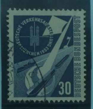 West Germany stamps, 1953, SG1096, Used image 0