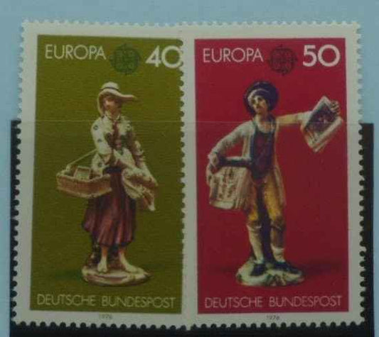 West Germany Stamps, 1976, SG1782-1783, Mint image 0