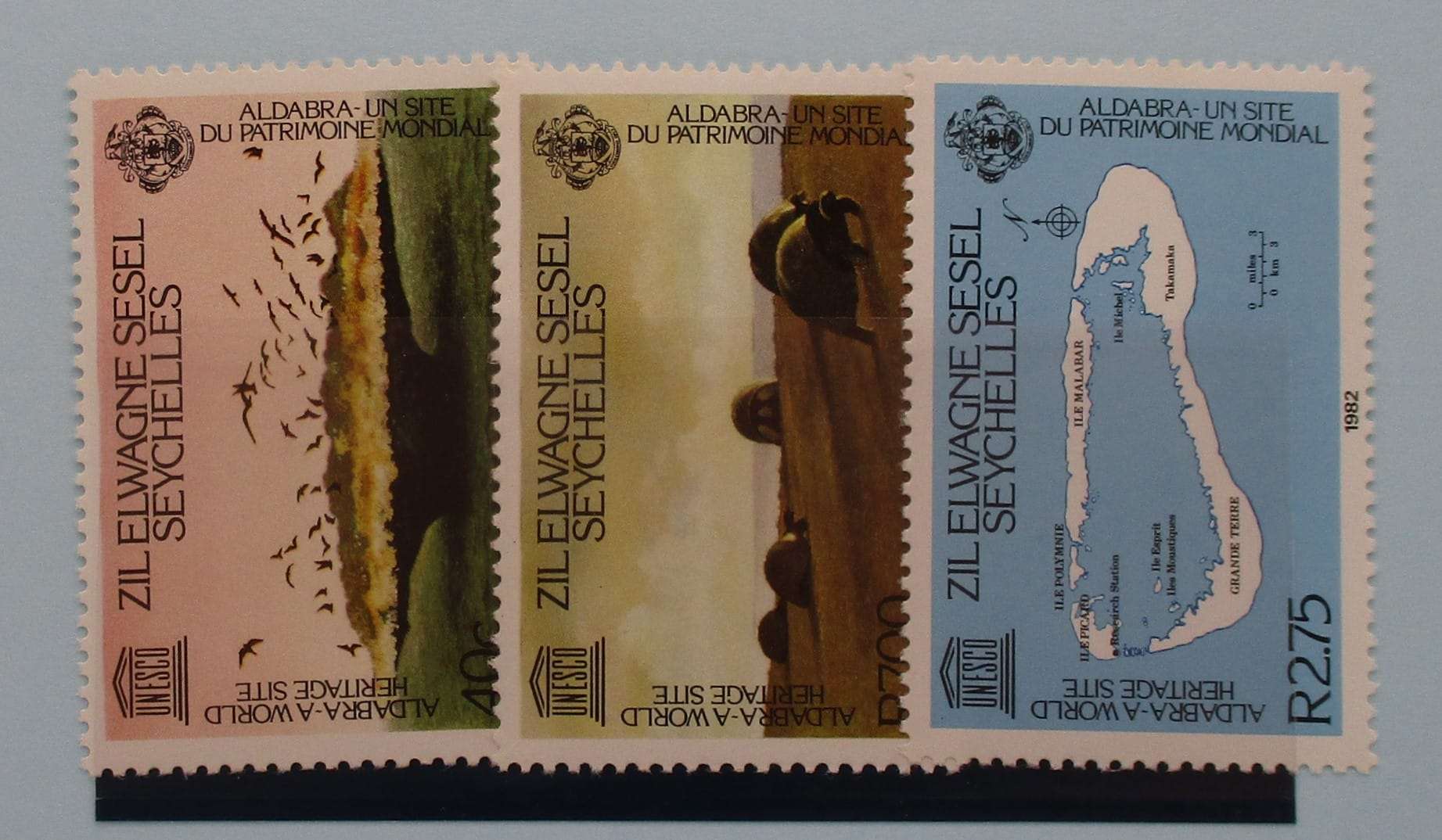 Zil Elwannyen Sesel Stamps, 1982, SG42-44, Mint image 0