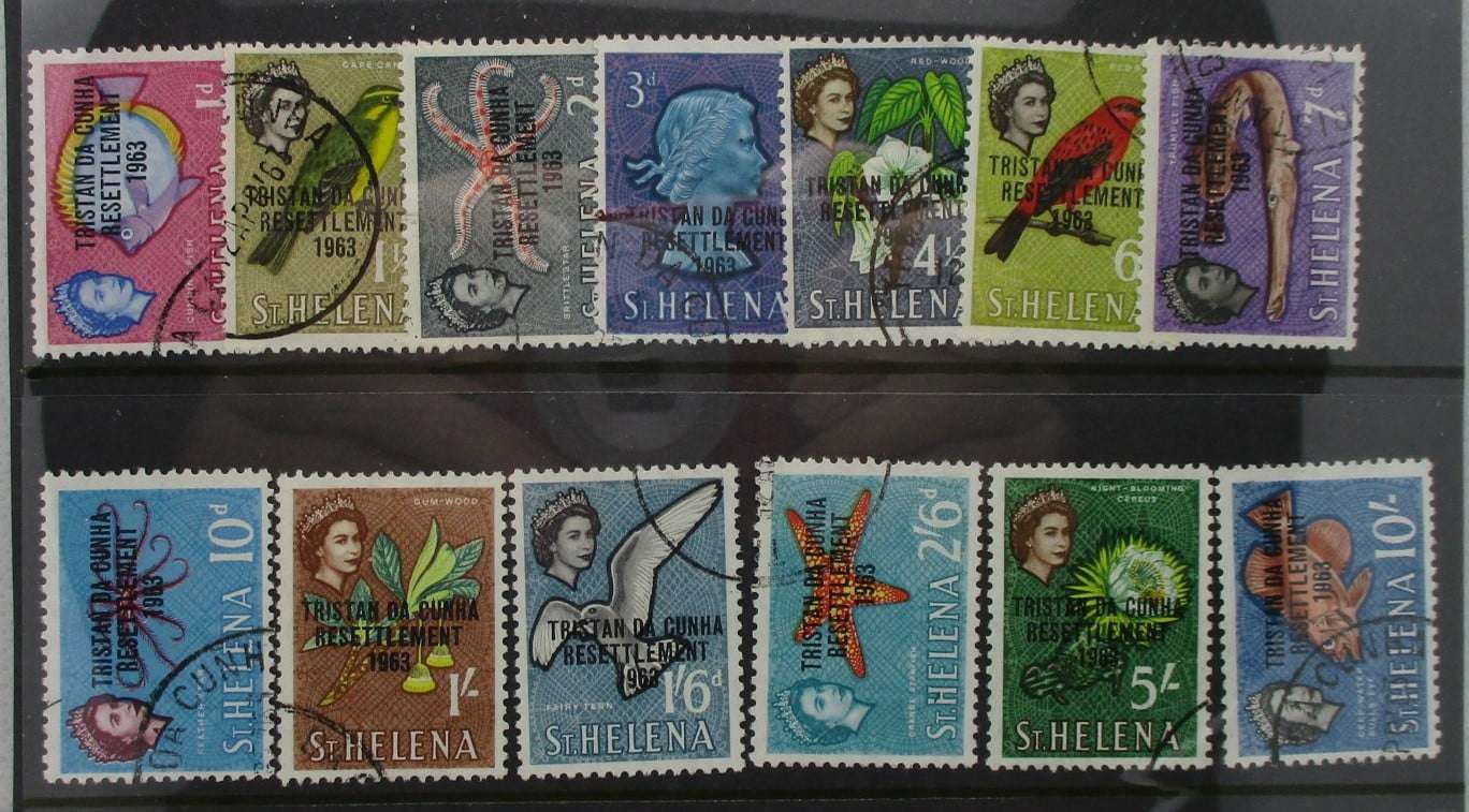 Tristan da Cunha Stamps, 1963, SG55-67, Used image 0