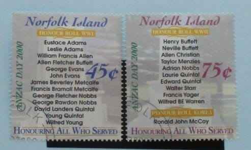 Norfolk Islands Stamps, 2000, SG729-730, Used image 0