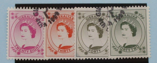 Gibraltar Stamps, 1999-2001, SG864-867, Used image 0