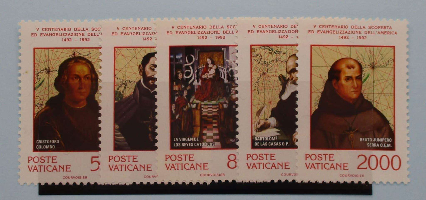 Vatican City Stamps, 1992, SG1000-1004, Mint image 0