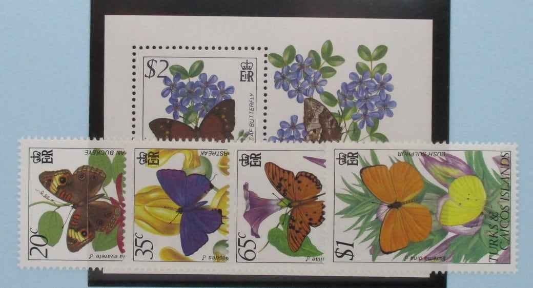 Turks and Caicos Islands Stamps, 1982, SG685-688, MS689, Mint image 0