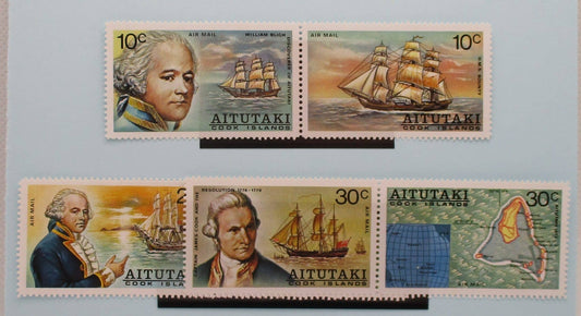 Aitutaki Stamps, 1974, SG123-128, Mint image 0